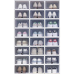 Ktaxon 24 PCS DIY Multipurpose Shoe Storage Boxes and Bins Container Toy