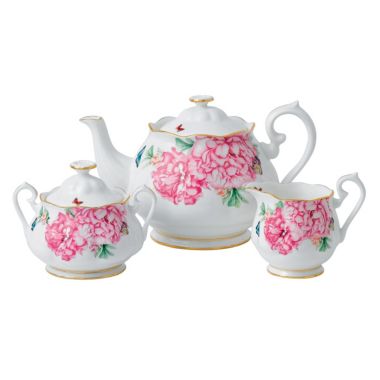 Wedgwood Royal Albert Fine Bone China - Miranda Kerr Friendship - 3 Piece Tea Set. View a larger version of this product image.