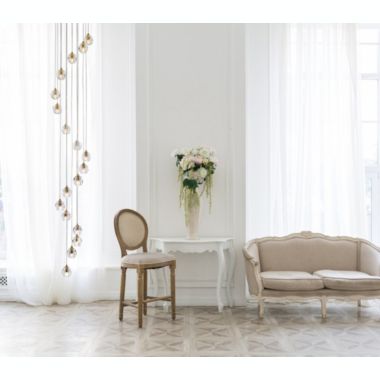 Elegant Lighting Luxurious Eren Adjustable Hanging 18 Lights Pendant for Living Room, Kitchen, Bedroom & Hallway, Gold. View a larger version of this product image.