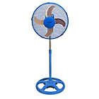 Alternate image 0 for Brentwood 3 Speed 12in Oscillating Stand Fan in Blue