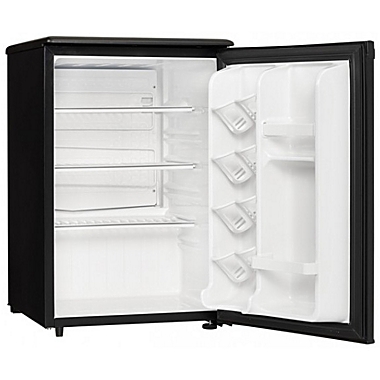 2.6 Cu. Ft. Black Compact Refrigerator. View a larger version of this product image.