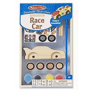 Melissa And Doug Decorate Your Own Wooden Race Car Craft Set. View a larger version of this product image.