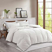 Unikome Extra Warmth White Goose Feather and Fiber Comforter in Off White, Twin