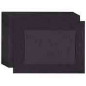 Juvale Paper Picture Frames - 50-Pack DIY Black Paper Photo Mats Photo Frame Picture Holder - Ideal for Inserting and Sending Memorable Documents, DIY Wall Decorations, Holds 4 x 6 Inches Inserts