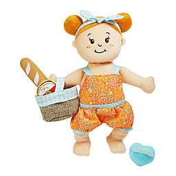 Manhattan Toy Wee Baby Stella Peach Al Fresco 12" Soft Baby Doll Set