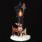 Alternate image 0 for 7.2 Inch Rudolph and Clarice Night Light By Lampost Flicker Bulb