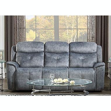 Yeah Depot Mariana Sofa (Motion), Silver Gray Fabric. View a larger version of this product image.