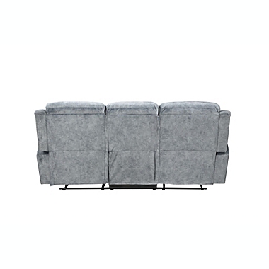 Yeah Depot Mariana Sofa (Motion), Silver Gray Fabric. View a larger version of this product image.