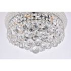 Alternate image 3 for Elegant Lighting 1800 Primo Collection Flush Mount 14"D x 8"H -6 Light Chrome Finish with Royal Cut Crystals
