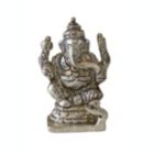 Alternate image 0 for Cottage Handicraft, Silver Plated Ganesha Ji with free Elephant Gift