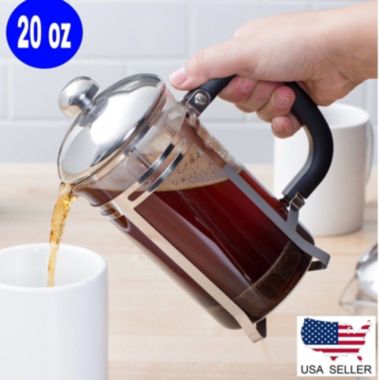 Infinity Merch 20 oz French Press Coffee Maker. View a larger version of this product image.