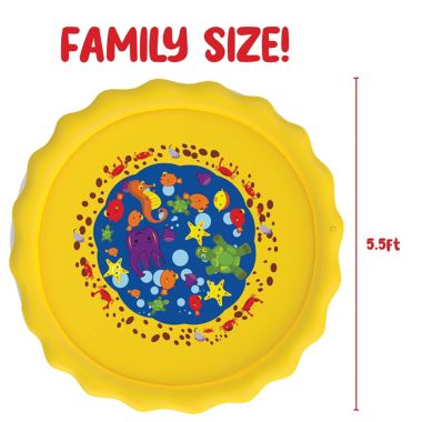 Top Race Water Sprinkler Splashpad For Kids Play Mat Outdoor Water Summer Toys Inflatable. View a larger version of this product image.