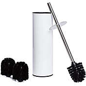 Bamodi Toilet Brush with Holder - Free Standing Stainless Steel Toilet Brushes Including 3