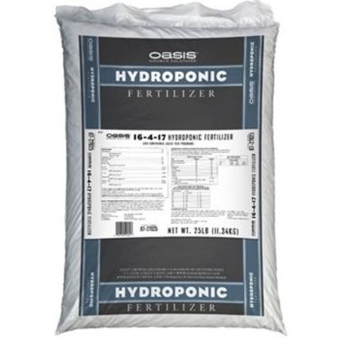 Hoover Chemical Oasis 16-4-17 Hydroponic Fertilizer, 25lb.. View a larger version of this product image.