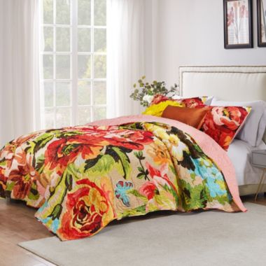 Greenland Home Senna Modern Boho Quilt Set, 3-Piece King/Cal King, Harvest. View a larger version of this product image.