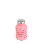 Que Factory Coral Pink Spiral Collapsible Water Bottle - 20 oz.