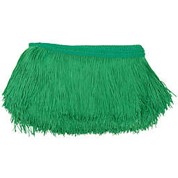 Bright Creations 16 Yard Fringe Trim 6" Long Tassel for Sewing, Dress, Crafts, Costumes Decoration (Green)