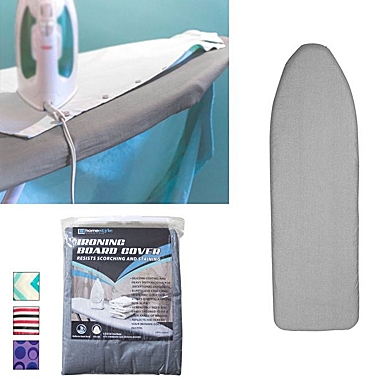 AllTopBargains 1-Piece 54" Silicone Coated Ironing Board Cover Pad. View a larger version of this product image.