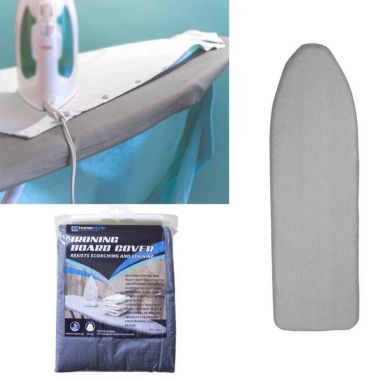 AllTopBargains 1-Piece 54" Silicone Coated Ironing Board Cover Pad. View a larger version of this product image.