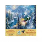 Alternate image 3 for Sunsout Mountain Christmas Train 500 pc  Jigsaw Puzzle