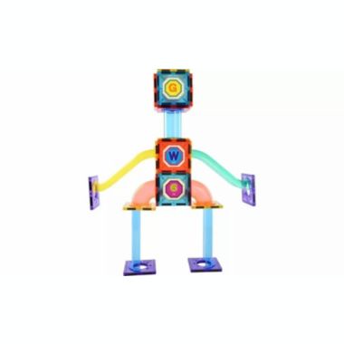 Link Magnetic Tile Building Roller Coaster Kids Block 61 Piece Set Educational Toys For Children Ages 3 Years Plus. View a larger version of this product image.