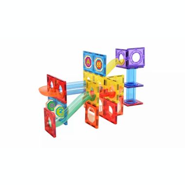 Link Magnetic Tile Building Roller Coaster Kids Block 61 Piece Set Educational Toys For Children Ages 3 Years Plus. View a larger version of this product image.