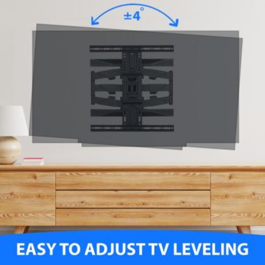 Mount Factory Heavy-Duty Full Motion TV Wall Mount - Articulating Swivel Bracket Fits Flat Screen Televisions from 42" to 70" (VESA 400 x 600 Compatible) - Tilt Swing Out Arm with 10' HDMI Cable. View a larger version of this product image.
