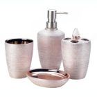 Alternate image 0 for Accent Plus Home Decorative Golden Rose Shimmer Bath Accessory Set