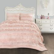 Belle Quilt Pink Blush 3Pc Set Full/ Queen