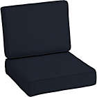 Alternate image 0 for Arden Selections ProFoam EverTru Acrylic Patio Cushions Deep Seat Set, Classic Navy Blue, 24 x 24 x 6"