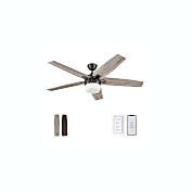 52 inch Dorsey Smart Ceiling Fan with Light and Remote - Bronze
