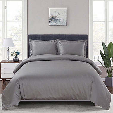 Egyptian Linens 100% Bamboo Viscose 3-Piece Duvet Cover Set. View a larger version of this product image.