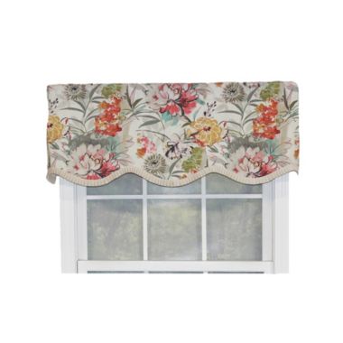 RLF Home Kira Ruffle Provance Valance Multi. 3" Rod Pocket 50"W x 16"L. View a larger version of this product image.