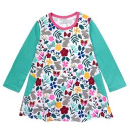 Wrapables Bunnies in Floral Garden Dress, 6-7Y