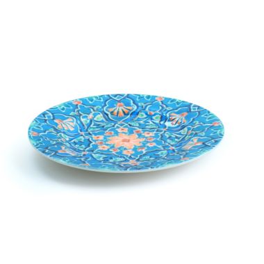 Laurie Gates Tallulah 16 Piece Round Melamine Dinnerware Set in Blue. View a larger version of this product image.