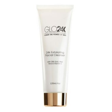 GLO24K Exfoliating Facial Cleanser with 24k Gold, Aloe Vera & Vitamin C. View a larger version of this product image.