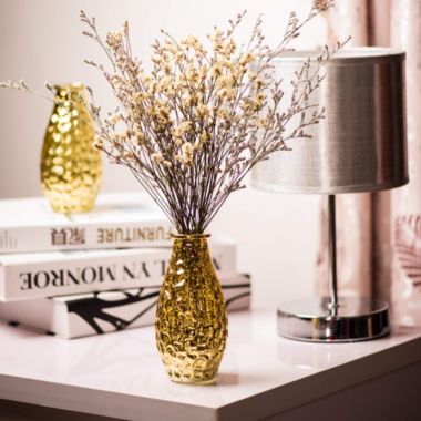 EAST CREEK 8 Ounce Pebble Grain Glass Diffuser Bottles With 48pcs Dark Grey Fiber Sticks. View a larger version of this product image.