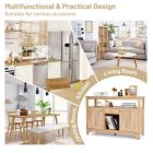 Alternate image 1 for Slickblue Buffet Server Sideboard Wine Cabinet Console