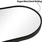 Alternate image 3 for Americanflat Framed Black Oval Mirror 19.7" x 39.4" - Wall Mirror for Bathroom, Living Room, Bedroom - Modern Round Frame Mirror