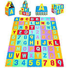 Alternate image 0 for Slickblue Kids Foam Interlocking Puzzle Play Mat with Alphabet and Numbers 72 Pieces Set