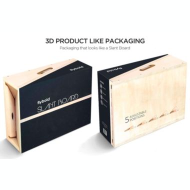 flybold Slant Board Calf Stretcher Ankle Stretcher Calf Stretch Wedge Adjustable Incline. View a larger version of this product image.