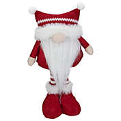 Northlight 12.5" Red and White Standing Tabletop Christmas Gnome Figure