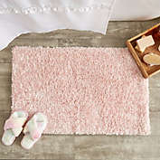 Juvale Non-Slip Bath Mat, Light Pink Bathroom Rug for Showers (32 x 20 In)