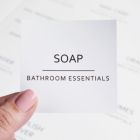 Alternate image 3 for Talented Kitchen 174 Minimalist Bathroom Labels Set with Makeup Labels, Black Print on White Matte Backing, Water Resistant. 174 Bathroom, Beauty & Makeup Vinyl Stickers. Organization Storage System