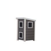 New Age Pet ECOFLEX Feral Cat Townhouse - Gray/Antique White