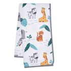 Alternate image 0 for Bedtime Originals Mighty Jungle Animals White Fleece Baby Blanket