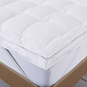 Unikome 3-Inch Ultra Loft Baffle Box Design White Goose Feather Bed Mattress Topper in White, Twin