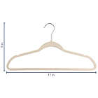 Alternate image 1 for Elama Home 30 Piece Biodegradable Suit Hangers in Wheat