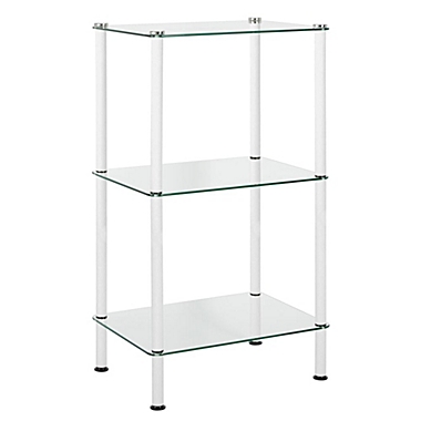 mDesign Floor Storage Tower Unit, 3 Tier. View a larger version of this product image.