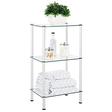 mDesign Floor Storage Tower Unit, 3 Tier. View a larger version of this product image.